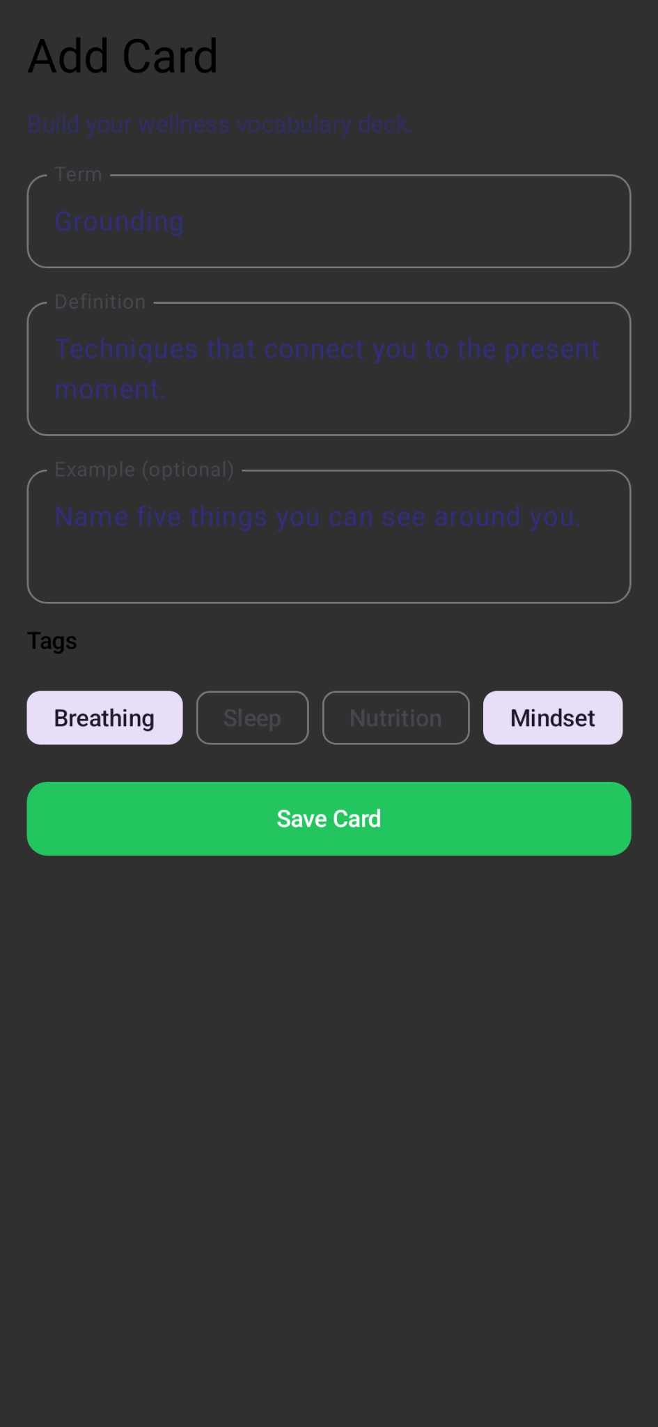 Add